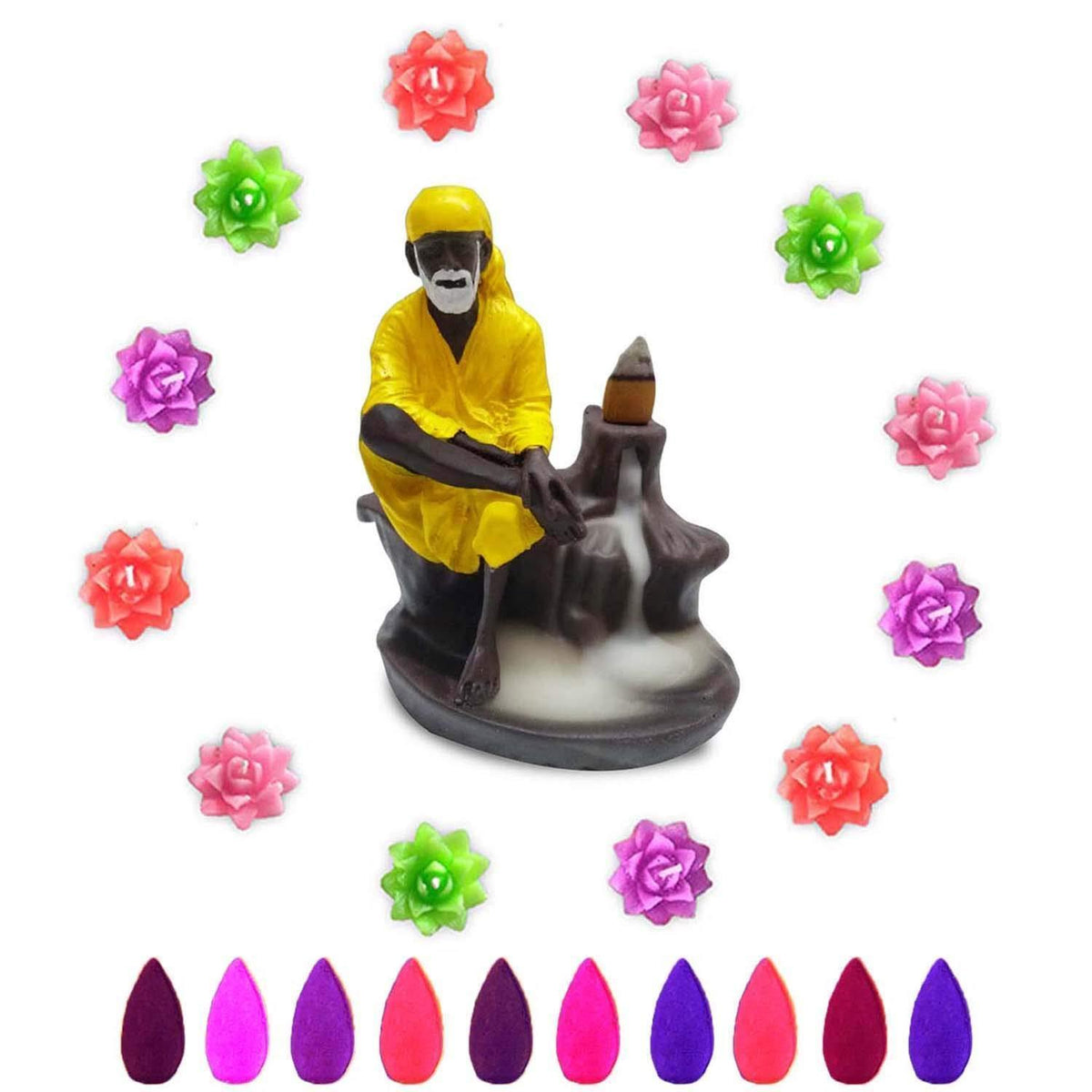 Sai Baba Incense Burner
